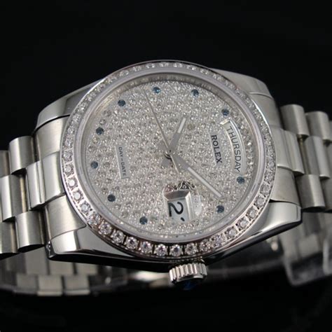 replica diamond paved rolex datejust presidential|replica rolex watches.